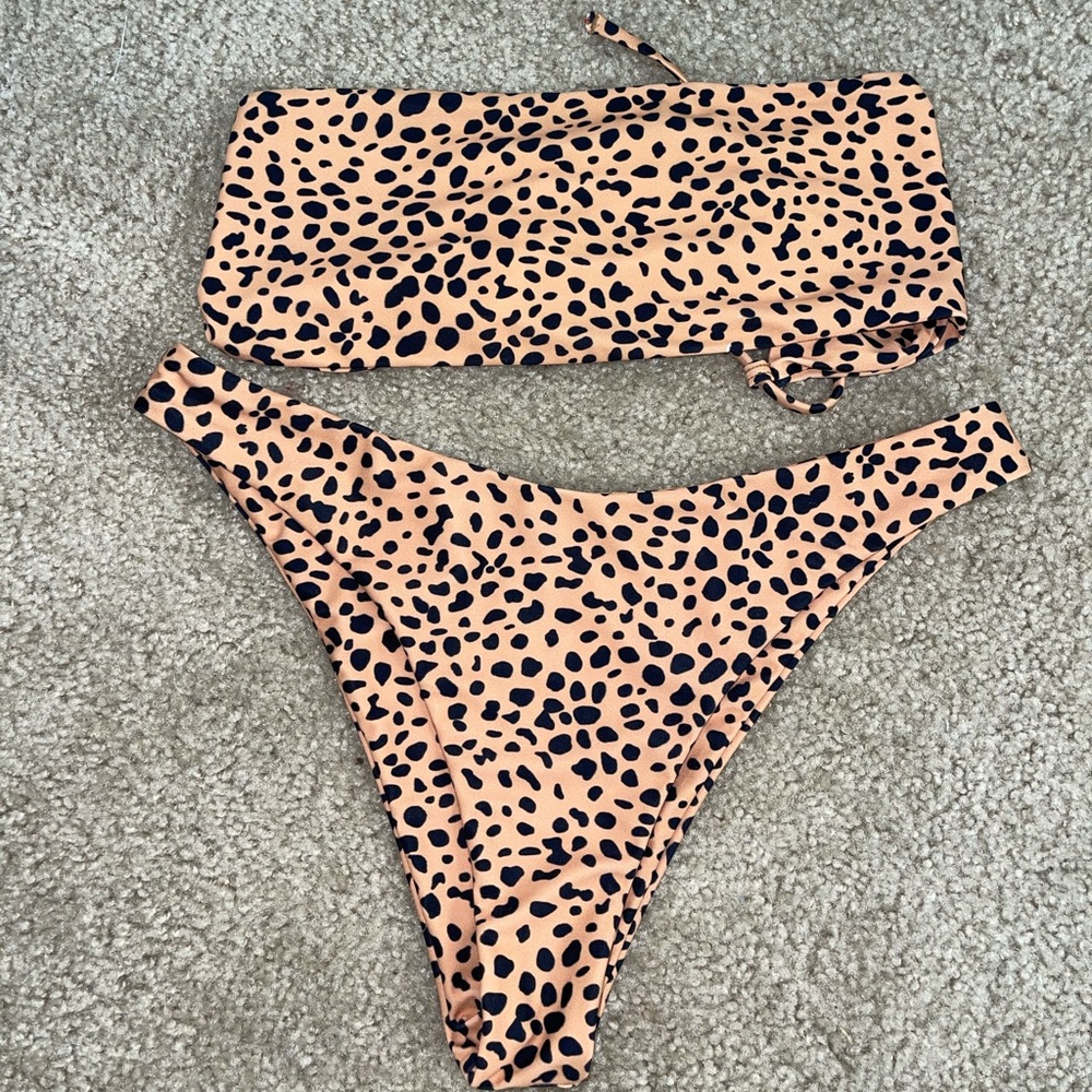 cheetah print bikini